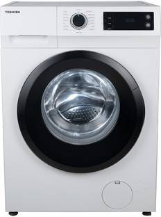 TOSHIBA 7 kg Fully Automatic Front Load Washing Machine with In-built Heater White