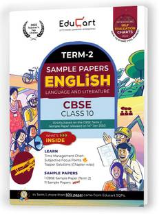 Educart English Cbse Term 2 Class 10 Sample Papers (Exclusively for 27th April 2022 Exam)