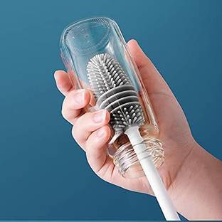 STARICON Silicone Bottle Cleaning Brush with Long Handle