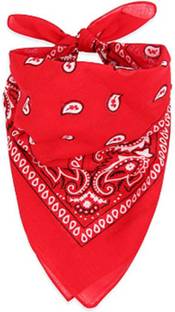 CozyFox RED- Unisex Bandana For All Ages - 20" x 20" ["Red"] Handkerchief
