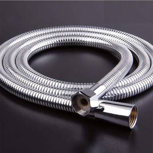 Clinton Stainless Steel 1.5 Mtr. Hose Pipe with 360 Degree Rotating Joints Hose Connector