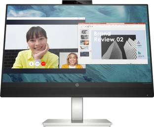HP 60.96 cm (24 inch) Full HD IPS Panel Monitor (M24 Webcam Monitor)