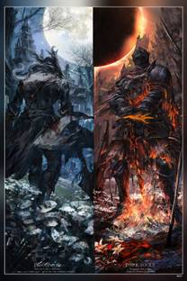 Fantasy Art Artwork Bloodborne Dark Souls Video Game Art Hd Matte Finish Poster Paper Print