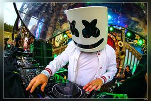 Marshmello An American Electronic Music Producer And Dj Matte Finish Poster Paper Print