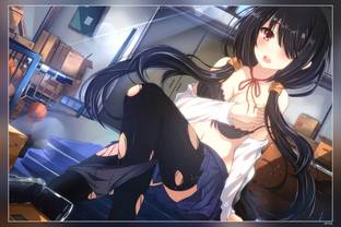 Tokisaki Kurumi Torn Clothes Anime Girls Date A Live Matte Finish Poster Paper Print
