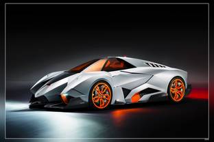 Lamborghini Car Matte Finish Poster Paper Print