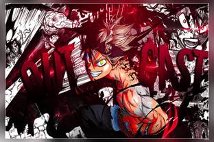 Black Clover A Japanese Anime Series Matte Finish Poster Paper Print