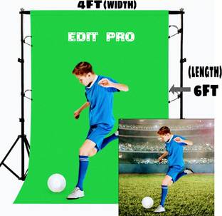 EDIT PRO 6FT X 4FT(SMALL SIZE) GREEN SCREEN BACKGROUND FOR YOUTUBE & INSTA REELS Reflector