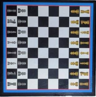mani trading company Chess With Ludo 2 in 1 Bord Game 1.5 cm Chess Board