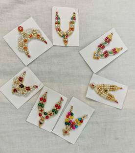 DURGA HOSIERY / ANY FASHION Pack of 7 Mala for Laddu Gopal and Other God - Goddess Deity Ornament