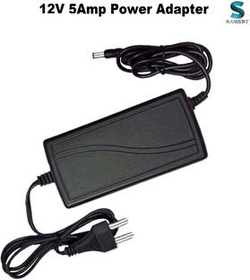 samest 12V 5A DC Power Adapter,Supply,Charge,SMPS for PC,LCD Monitor,(black) pack of 1 36 W Adapter