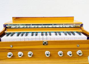 MAGA MART 7 stopper bass male 39 keys Harmonium with bag 3.2 Octave Hand Pumped Harmonium