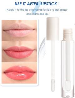 tanvi27 New Lip Plumping Balm, Moisturizing Clear Lip Gloss for Fuller Lips & Hydrated