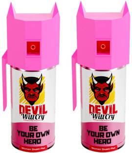 Devil Will Cry For Car and Home STRONGEST Pepper spray gun with glass breaker 110 ml, 90 shot Pepper Stream Spray