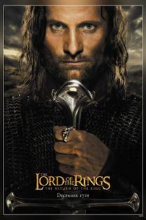 The Lord Of The Rings Aragorn Viggo Mortensen The Return Of The King Matte Finish Poster Paper Print