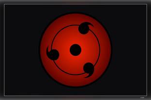 Naruto Shippuden Sharingan Mangekyou Sharingan Anime Naruto Matte Finish Poster Paper Print