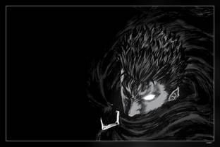 Berserk Guts Kentaro Miura Anime Boys Matte Finish Poster Paper Print