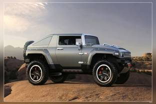 Cars Hummer Matte Finish Poster Paper Print