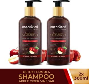 COROnation Herbal Apple Cider Vinegar Shampoo - Pack of 2