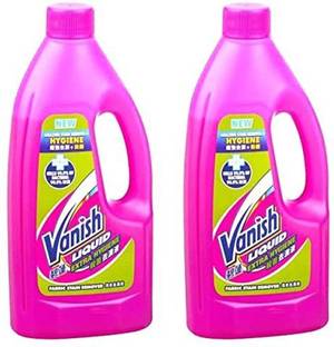 Vanish Extra Hygiene Fabric Stain Remover Liquid 500 ml Pack of 2 Stain Remover
