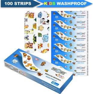 Medigrip Kids Band Aid (Pack of 100 Plasters) Adhesive Band Aid