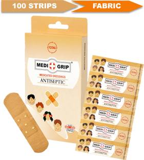 Medigrip Total Band Aid Fabric (Pack of 100) Adhesive Band Aid
