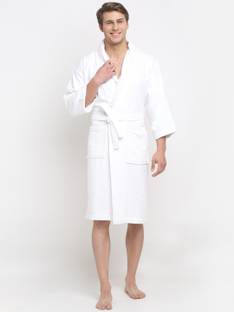 CREEVA White Large Bath Robe