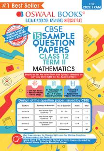 Oswaal Cbse Term 2 Sample Papers Class 12 Maths Book (for Board Exams 2022)