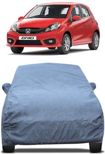 GoMechanic Car Cover For Honda Brio (With Mirror Pockets)
