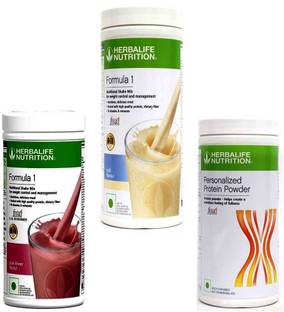 HERBALIFE FORMULA1 ROSE KHEER WITH FORMULA1 KULFI WITH PROTIEN POWDER 400G Nutrition Drink