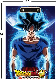 Creative Print Solution Dragon Ball Digital Reprint Clip Board Exam Pad (14x9.5 Inches)