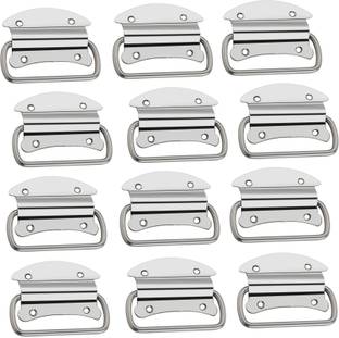 BUCKLER Stainless Steel Butterfly- Silver 12 Pieces Chest Handles Stainless Steel Cabinet/Drawer Handle