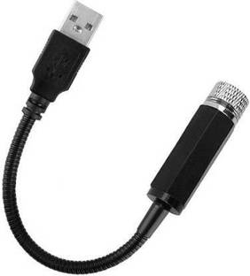 Covetcart USB Projection Light Suitable for Home Décor Bedroom and Cars Led Light (Black)