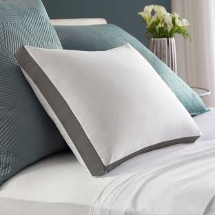 CRAZY WORLD Microfibre Sleeping Pillow Pack of 1 Solid Luxury gusset pillow