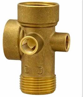 PARTHVI PRESSURE BOOSTER PUMP BRASS 5 WAY VALVE FOR GAUGE AND TANK ATTACHMENT 5-Way Union Pipe Joint