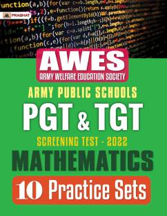 Army Public Schools PGT & TGT Screening Test 2021 MATHEMATICS (10 Practice Sets)