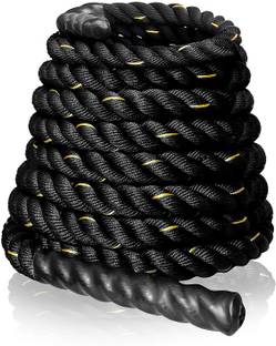 FirstFit Premium Poly Dacron Workout Rope for Core Strength Training Battle Battle Rope