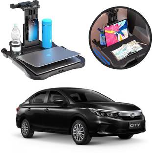 Oshotto Car Back Seat food Tray Table For HONDA CITY 2020 Cup Holder Tray Table