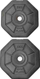 STARX 20 kg 20Kg Hexa PVC Plates 3kg x 4, 2kg x 4 Home Gym Combo