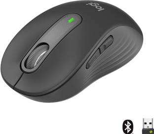 लॉजिटेक M650 Silent -Small to Medium Sized Hands वायरलेस ऑप्टिकल माउस