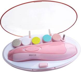 LOYZO New Baby Nail File Electric,Baby Nail Trimmer with 6 Grinding Heads