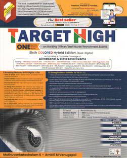 Target High One Nation Norcet Book On Nursing Officer /stuff Nurse Recruit Ment Exams 6 Th Edition