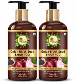 KHADI BHANDAR Red Onion Black Seed Oil Shampoo with Red Onion Seed Oil Extract