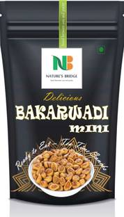 Nature's Bridge Bakarwadi | Special Mini Bhakarwadi - 400 Gms (Crunchy & Testy)