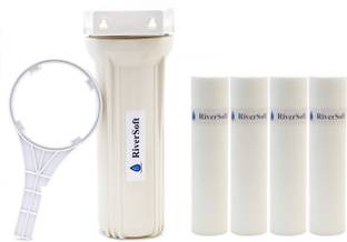 RiverSoft RO prefilter for all purifiers with 4 spun media filter cartridge Media Filter Cartridge