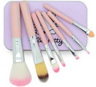 hipbrat Pink Makeup Brush Set (Pack of 7)