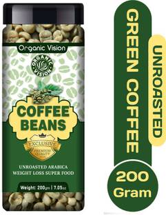 OrganicVison Premium Quality Green Coffee beans For Fat Loss Coffee Beans