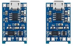 ERHIndia (Pack of 2) Battery Charging Module With Protection Dual Functions TP4056 Electronic Components Electronic Hobby Kit