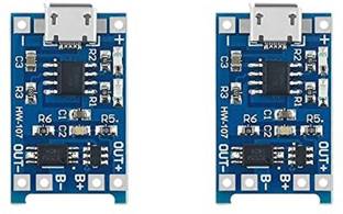 ERHIndia (Pack of 2) Micro USB 5V 1A 18650 Lithium Battery Charging Board Charger Module Alternative Energy Electronic Hobby Kit