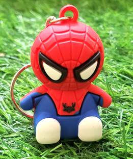 ShopTalk Sitting cute Spiderman rubber Key Chain